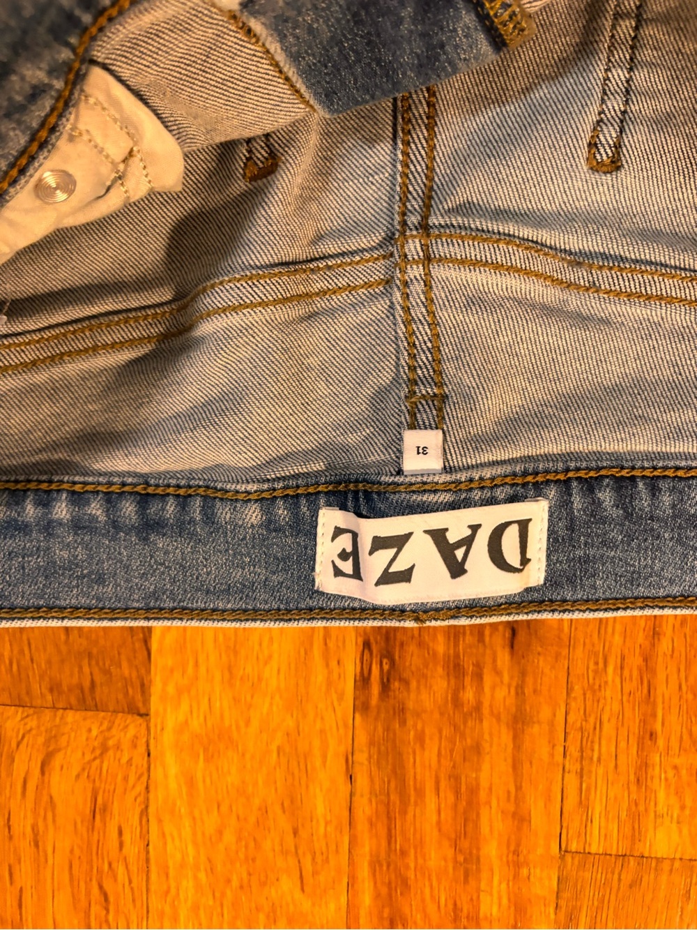 Light Blue Crop Jeans for Women - Casual Wide Leg - Picture 2 of 8